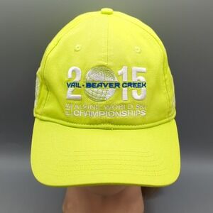 Vail Beaver Creek FIS Alpine Ski Championships 2015 Hat Cap Strapback Green